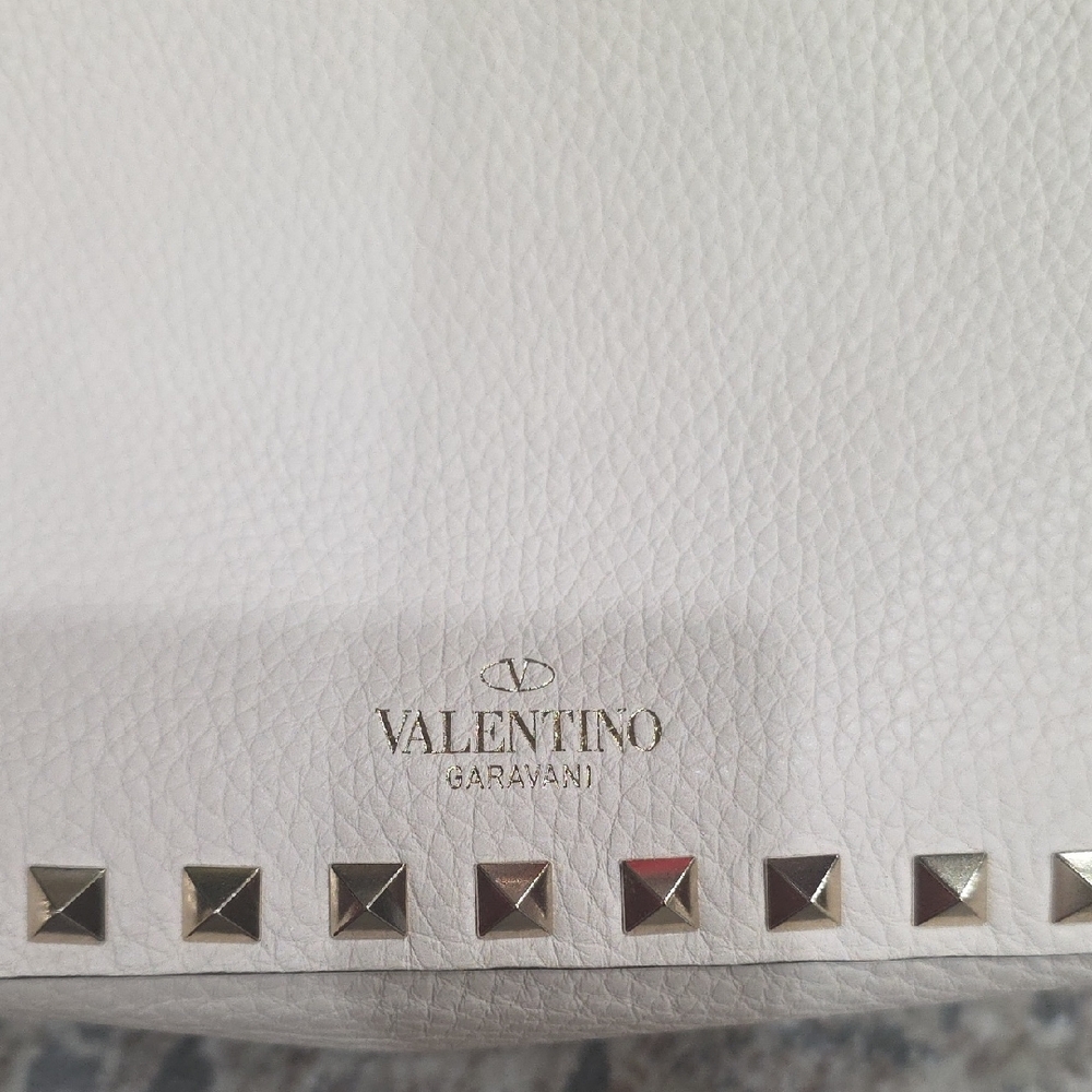 Valentino Garavani Cream Studded Crossbody Bag - Picture 2 of 11
